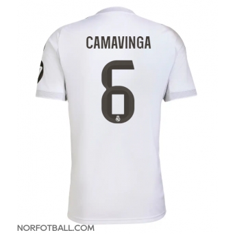 Billige Fotballdrakt Real Madrid Eduardo Camavinga #6 Replika Hjemmedrakt 2025-26 Kortermet